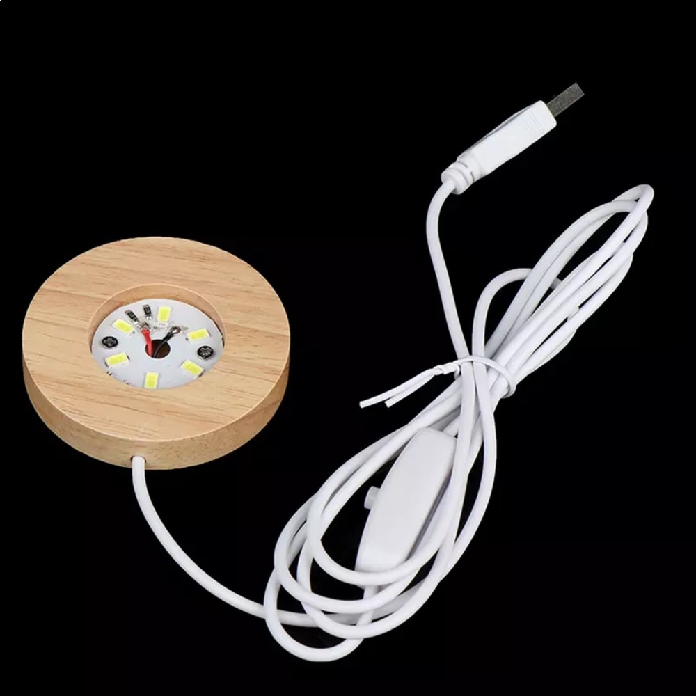 Quality wood LED light stand